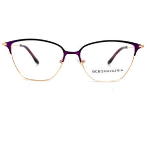 BCBGMAXAZRIA Henley Purple Rose Gold EYEGLASSES FRAME 54-15-135mm‎ H16713